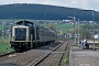 MaK 1000166 - DB "212 030-1"
05.05.1992 - Bad Berleburg, Bahnhof Aue-Wingeshausen
Archiv Ingmar Weidig