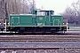 MaK 600163 - JŽ "734-012"
10.04.1987 - Kassel, Ausbesserungswerk
Dirk Klug (Archiv Brutzer)